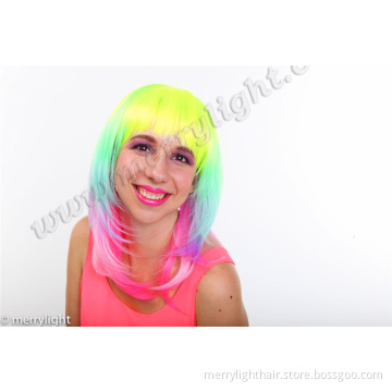 Synthetic Fiber Party Wig